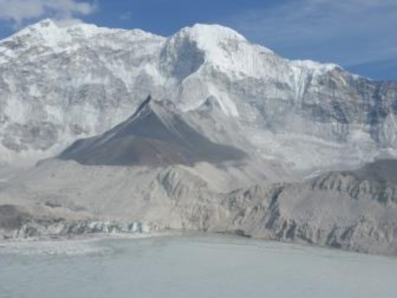 View of Imja Tsho from Island peak